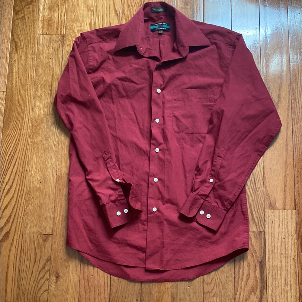 Alexander Julian Red Casual Button Down Shirt ♥️ 2 For 13♥️